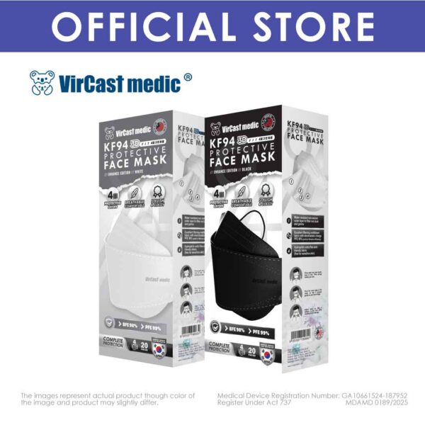 Vircast Medic Protective 4ply KF94 20pcs/box