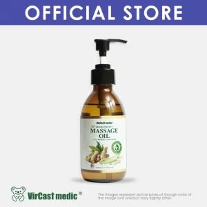 Vircast Medic Ginger & Lemongrass Massage Oil 200ml